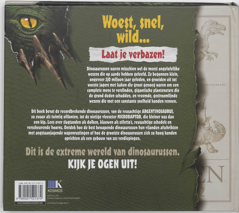 Achterkant van Dinosaurussen