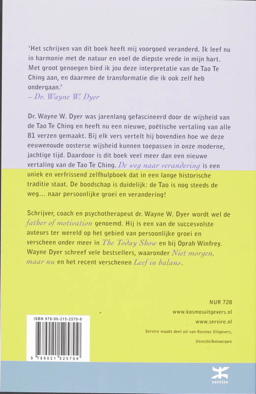 Achterkant van De weg naar verandering