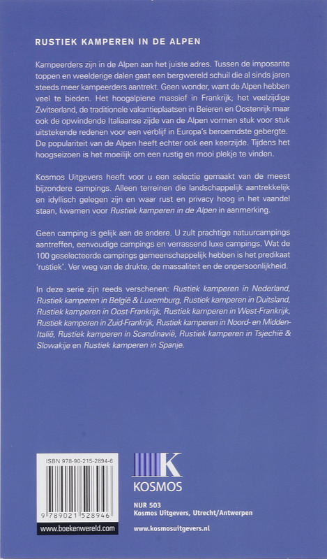 Achterkant van de Alpen