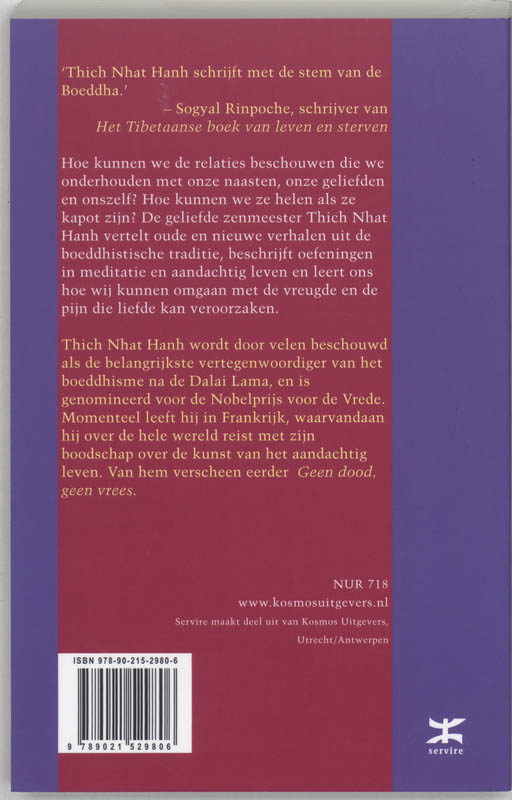 Achterkant van Leren over liefde