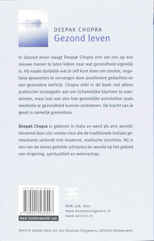 Achterkant van Gezond leven