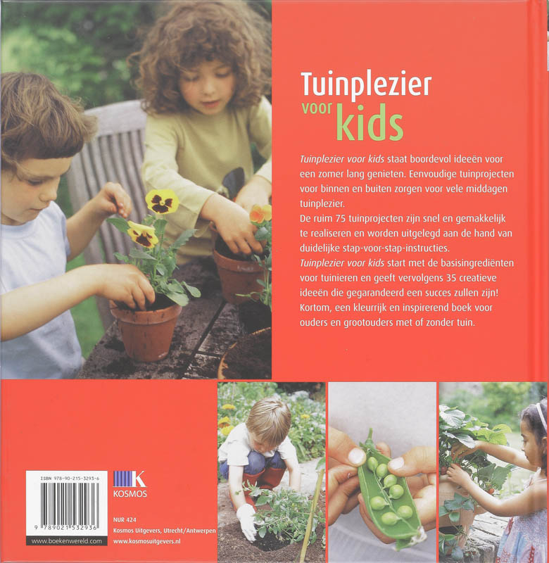 Achterkant van Tuinplezier voor kids