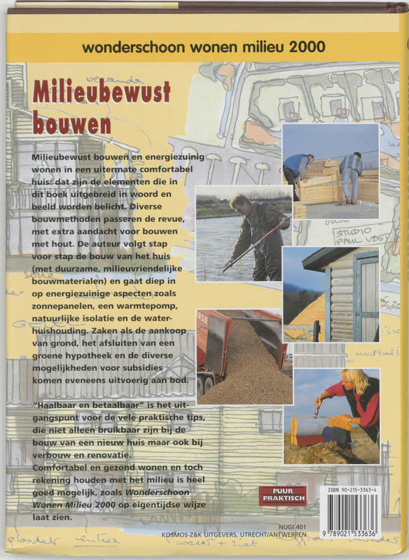 Achterkant van Milieubewust bouwen