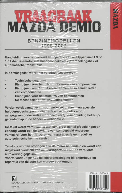 Achterkant van Benzinemodellen 1998-2002
