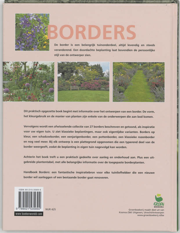 Achterkant van Handboek Borders