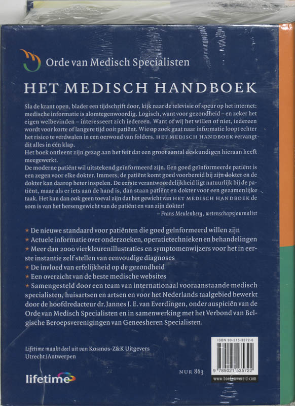 Achterkant van Het Medisch Handboek