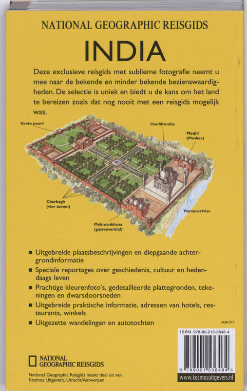 Achterkant van India