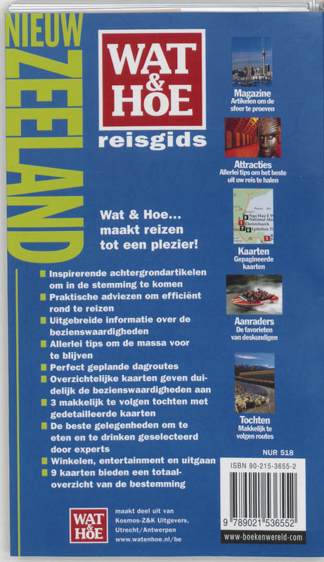 Achterkant van Nieuw-Zeeland