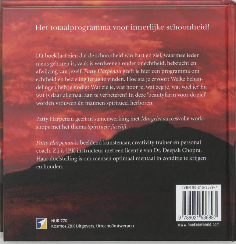 Achterkant van Spirituele facelift