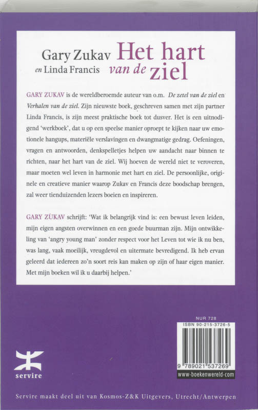 Achterkant van Het hart van de ziel