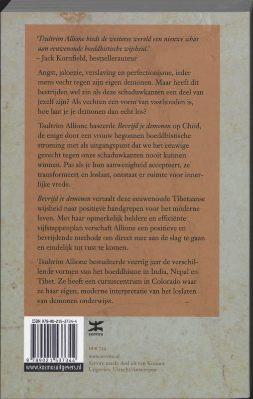 Achterkant van Bevrijd je demonen