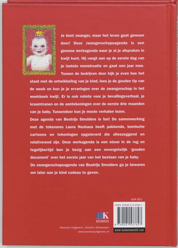 Achterkant van Veilig Zwanger Agenda