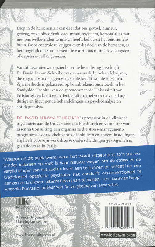 Achterkant van Uw brein als medicijn