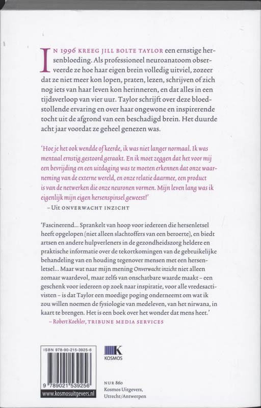 Achterkant van Onverwacht inzicht