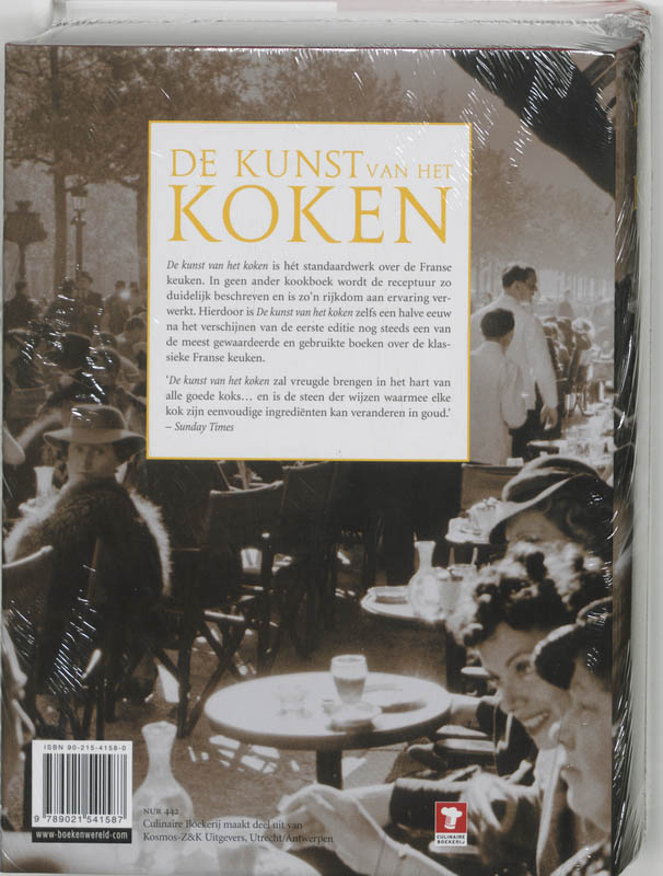 Achterkant van De kunst van het koken