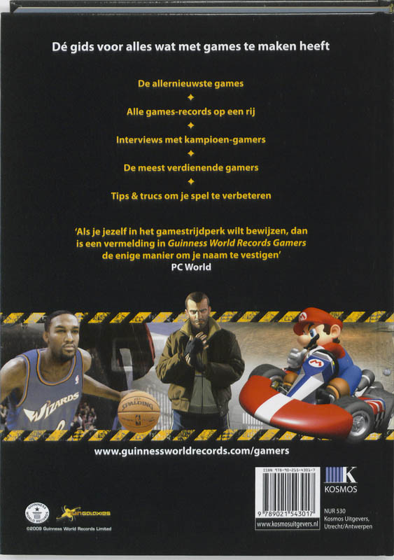 Achterkant van 2009 Gamers