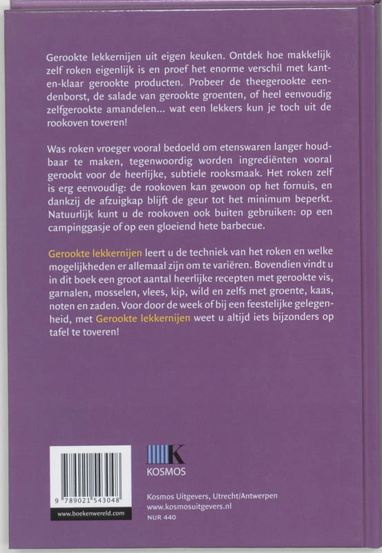 Achterkant van Gerookte lekkernijen