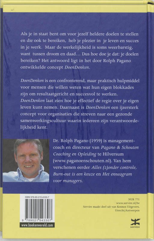 Achterkant van Doen denken