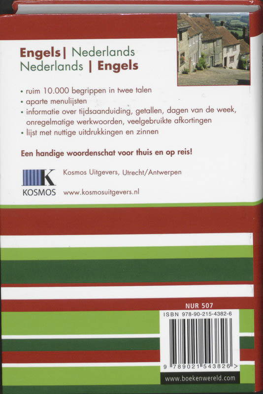 Achterkant van Engels-Nederlands Nederlands-Engels