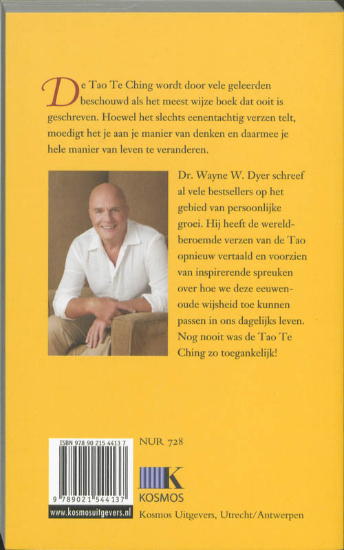 Achterkant van De levende Tao