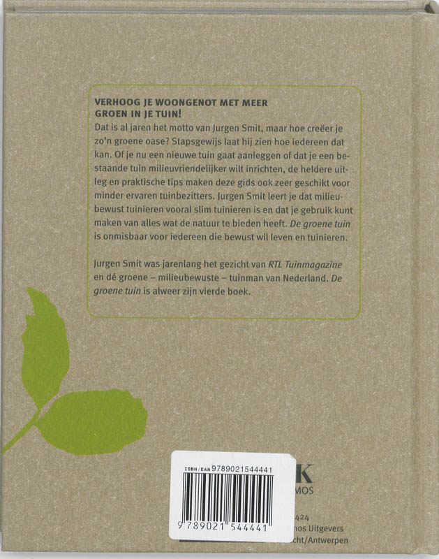 Achterkant van De groene tuin