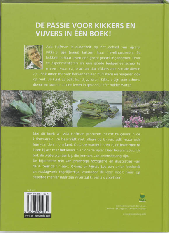 Achterkant van Kikkers en vijvers