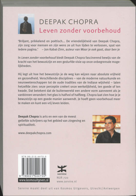 Achterkant van Leven zonder voorbehoud