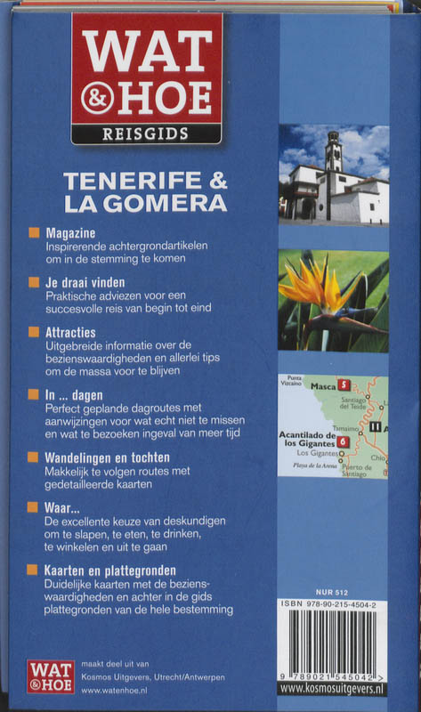 Achterkant van Tenerife & la Gomera