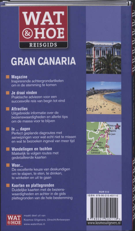Achterkant van Gran Canaria