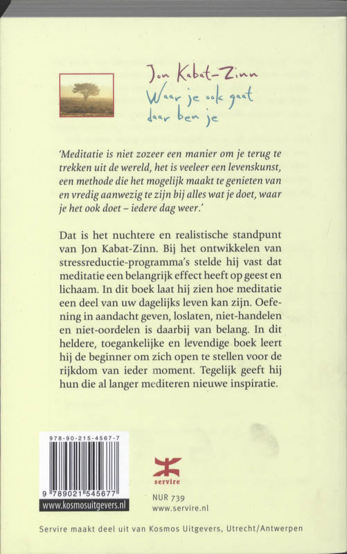 Achterkant van Waar je ook gaat, daar ben je