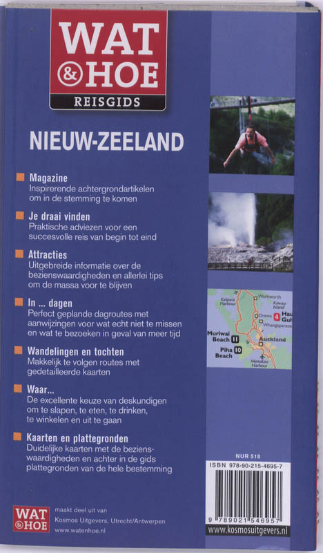 Achterkant van Nieuw Zeeland