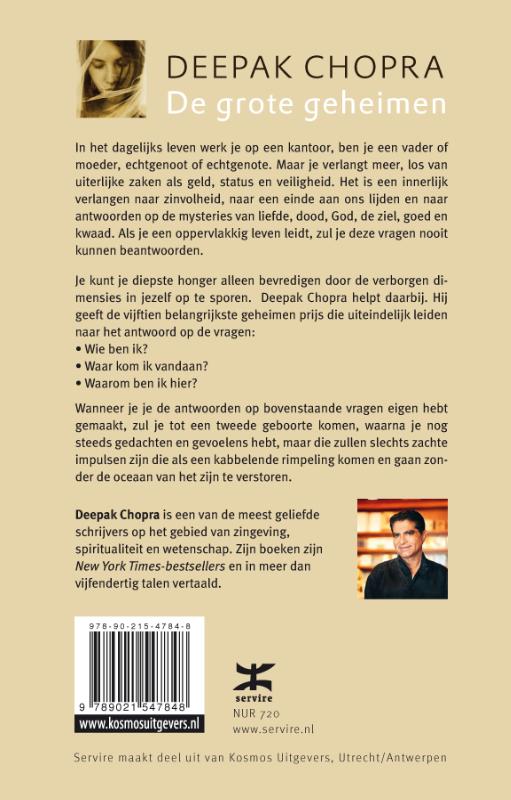 Achterkant van De grote geheimen