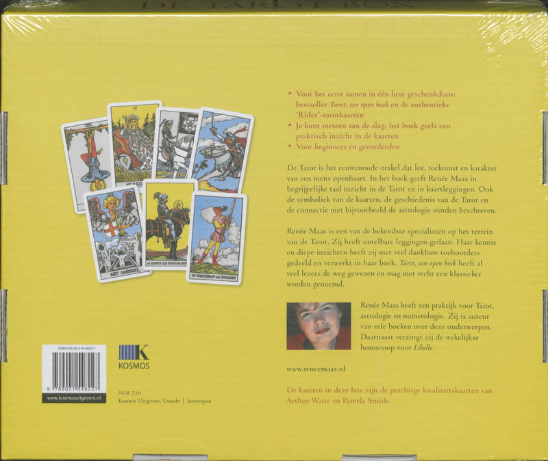 Achterkant van De Tarot Box