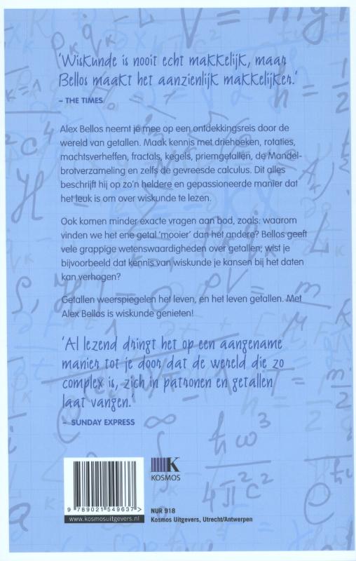 Achterkant van Genieten van getallen