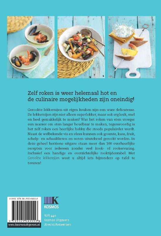 Achterkant van Gerookte lekkernijen