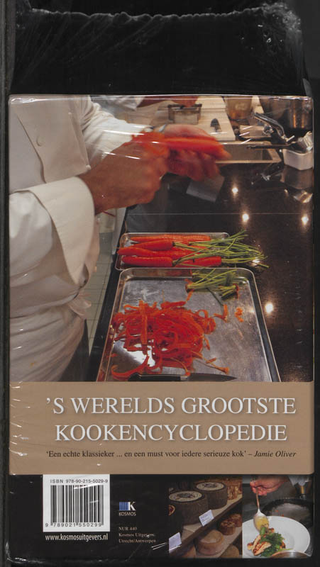Achterkant van De grote Larousse gastronomique