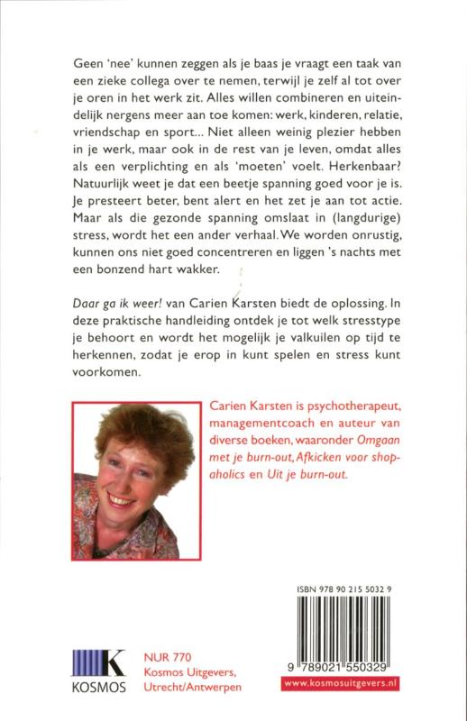 Achterkant van Daar ga ik weer!