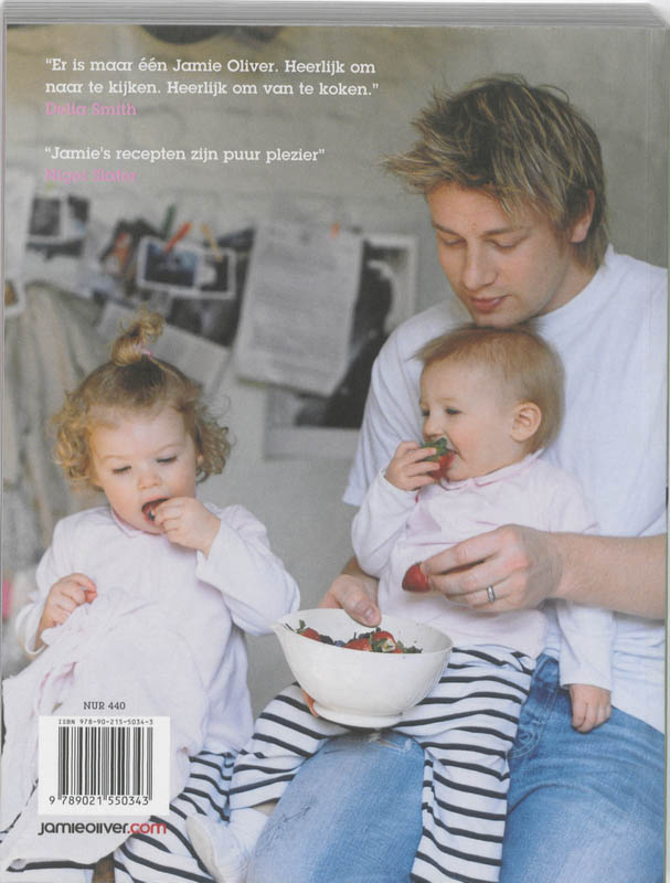 Achterkant van Jamie's Dinners