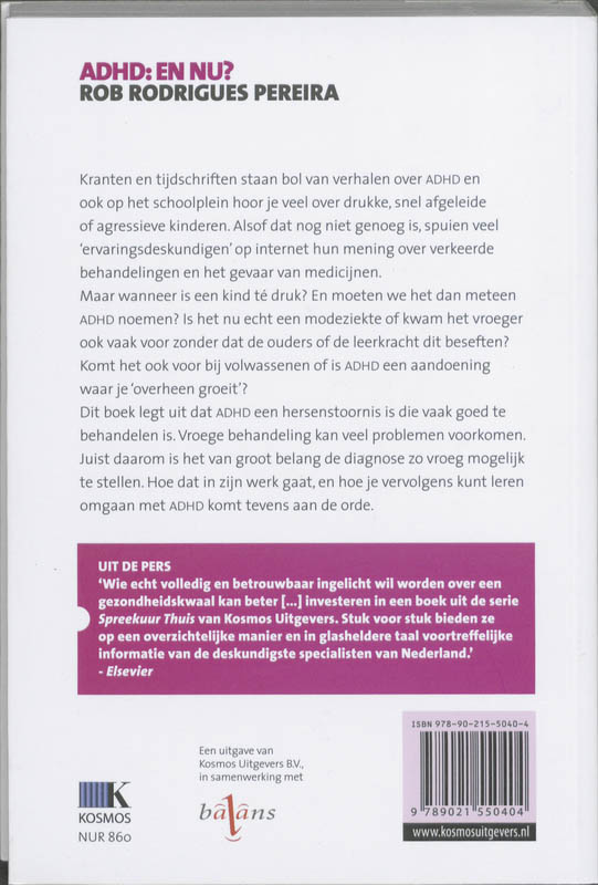 Achterkant van ADHD: en nu?