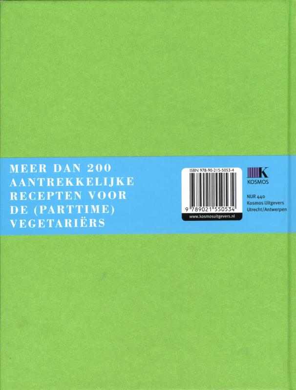 Achterkant van Vegetarisch nieuwe stijl