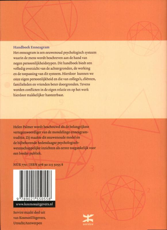 Achterkant van Handboek Enneagram