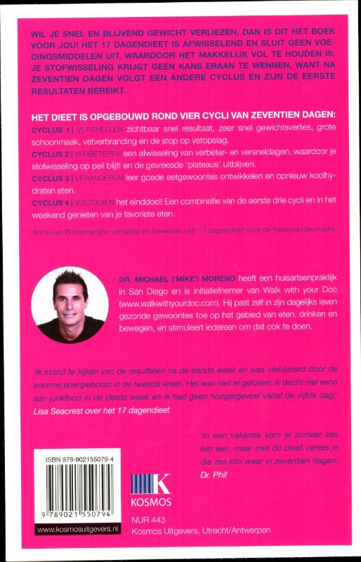 Achterkant van Het 17 dagendieet
