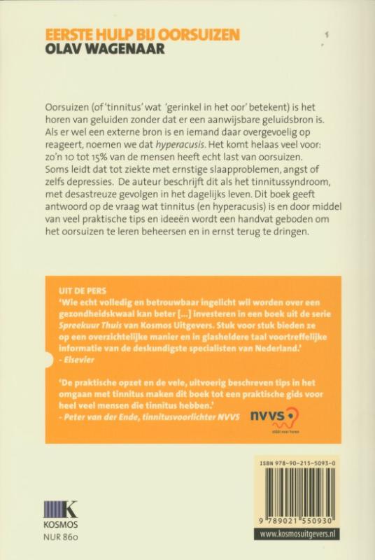 Achterkant van Eerste hulp bij oorsuizen