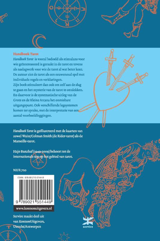 Achterkant van Handboek Tarot