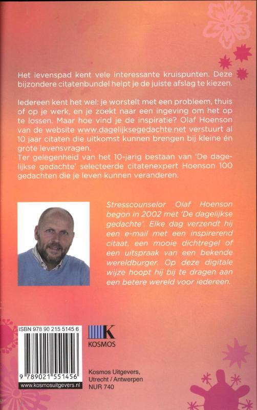 Achterkant van De dagelijkse gedachte