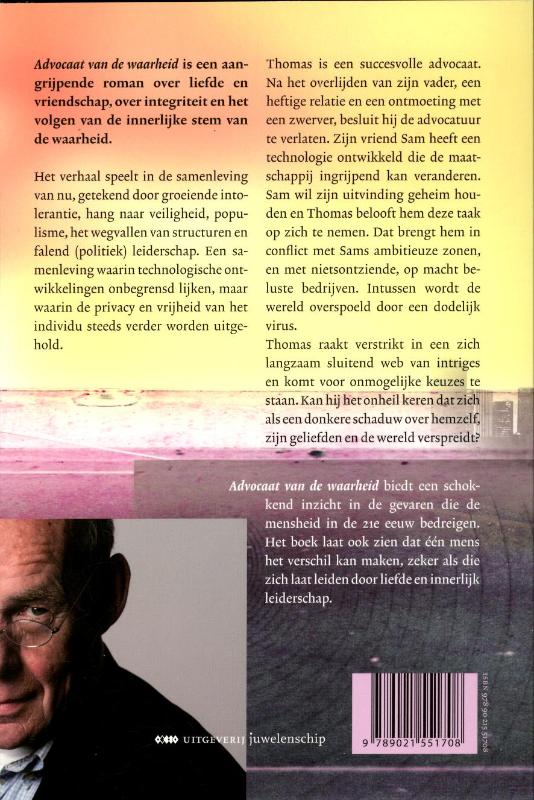 Achterkant van Advocaat van de waarheid