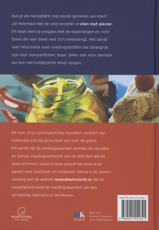 Achterkant van Eten met plezier