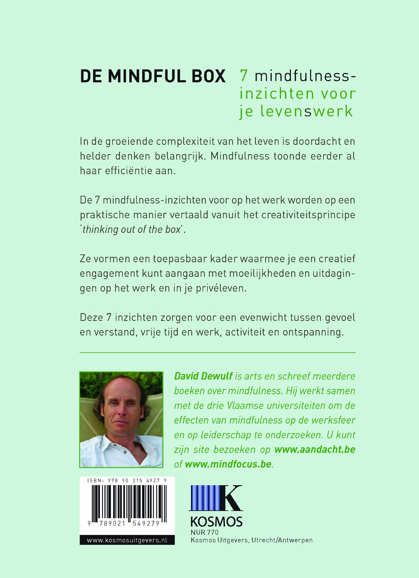 Achterkant van De mindful box