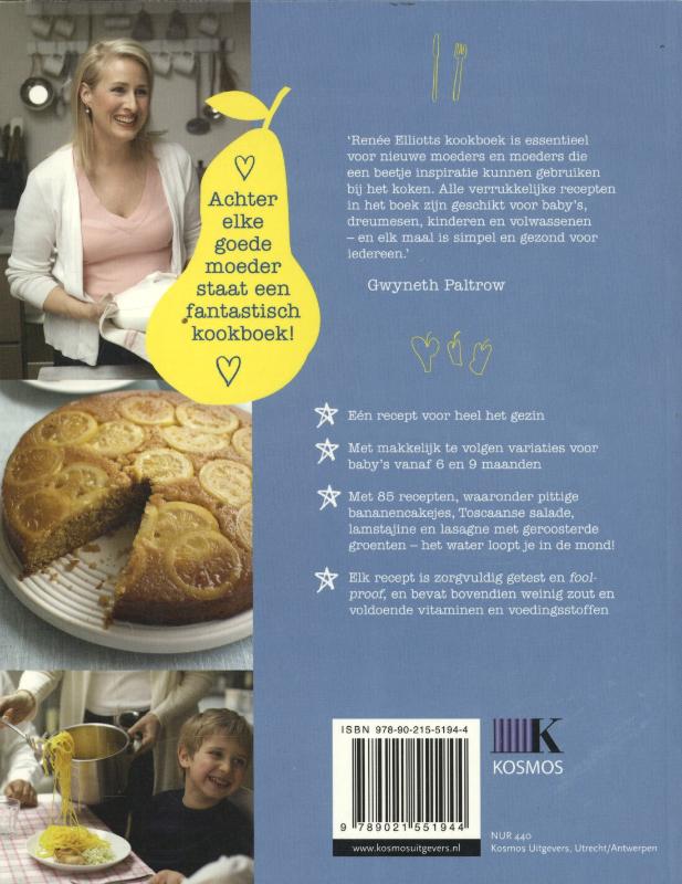 Achterkant van Koken voor jou mij en de kids
