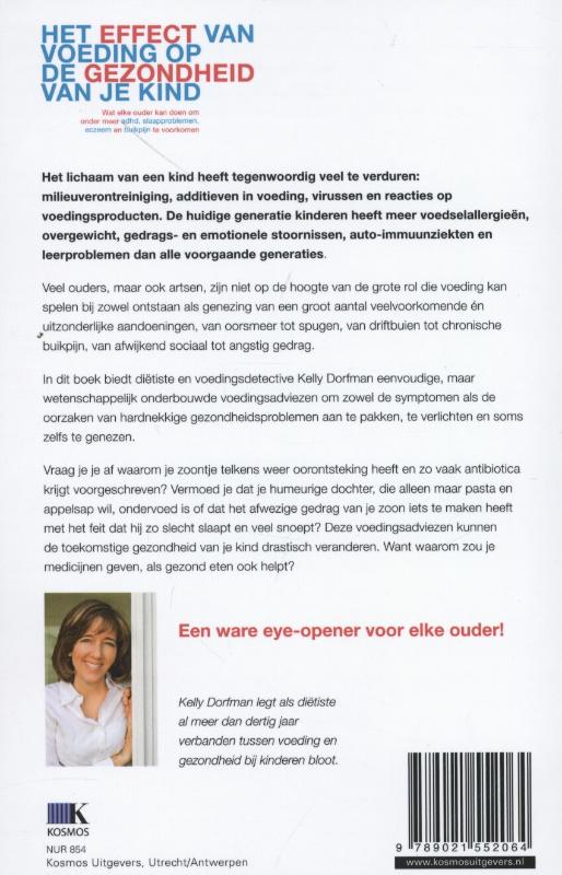 Achterkant van Het effect van voeding op de gezondheid van je kind